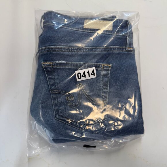 Adriano Goldschmied Jeans Womens 25 Blue Skinny Ankle Low Rise Dark Wash - Picture 12 of 12